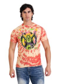 The Doctor Strange Orange Spiral Psychadelic Mens T-Shirt