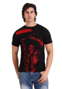 The Mens Evil Dead 2 Blood Red Ash Williams Black T-Shirt