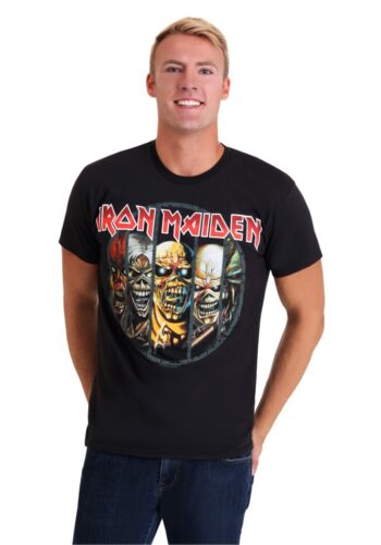 The Mens Iron Maiden Eddie Evolution Black T-Shirt