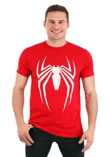 Video Game Logo Men's Spider-Man Red T-Shirt