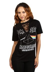 Women's Pink Floyd World Tour 1972 Fashion Top Shirt