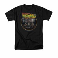 Back To The Future Shirt Back Adult Black Tee T-Shirt