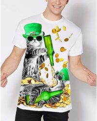 Cat St. Patrick's Day T Shirt