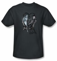 Corpse Bride T-Shirt Warner Bros Runaway Groom Charcoal Tee Shirt