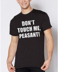 Don't Touch Me Peasant Plus Size T Shirt