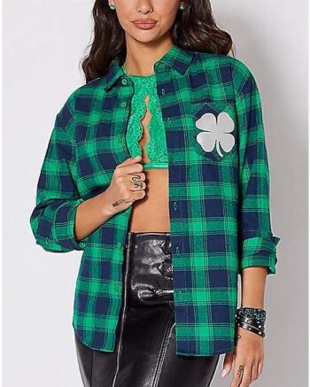 Let’s Get Fucking Lucky St. Patrick’s Day Flannel Shirt