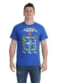 Mega Man Cast Blocks T-Shirt