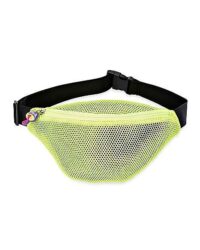 Neon Mesh Mushroom Zipper Fanny Pack