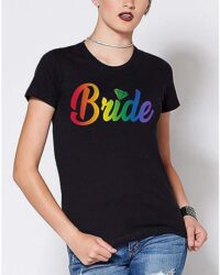Rainbow Bride T Shirt