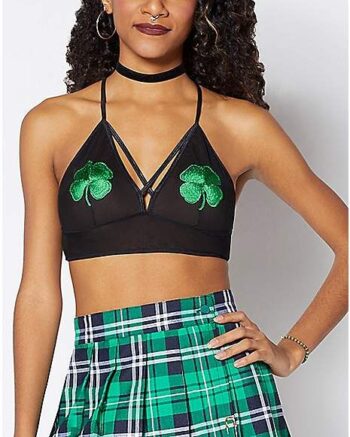 Shamrock St. Patrick's Day Bralette