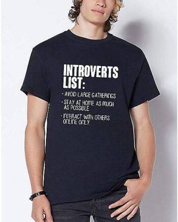 Introverts List T Shirt