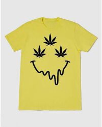 Leaf Smiley Face T Shirt