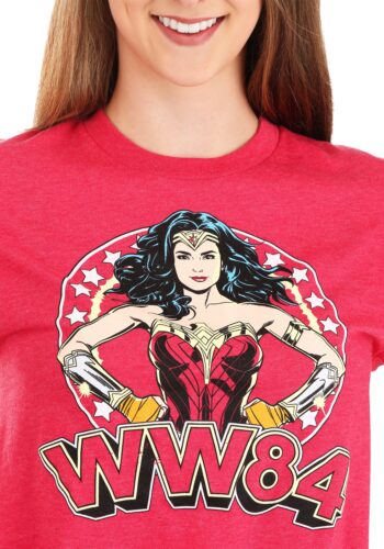 Adult Red Wonder Woman WW84 T-Shirt