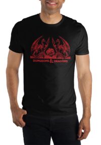 Dungeons and Dragons Black/Red T-Shirt for Men