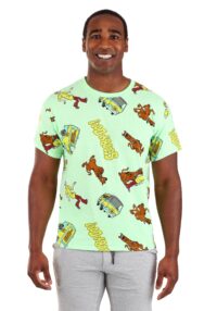 Scooby Doo All Over Print Tee for Men