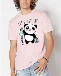 Let's Get Lit Panda T Shirt