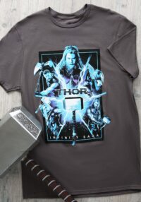 Marvel Saga Thor Charcoal Shirt for Adults