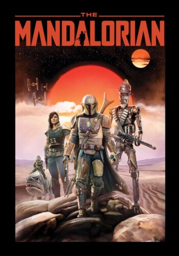 Men's Mandalorian Poster T-Shirt