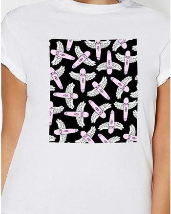 Angel Vibe Print T Shirt - Joanna Thangiah