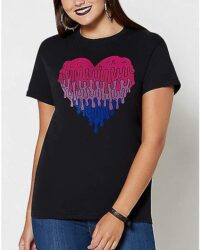 Bisexual Melting Heart T Shirt
