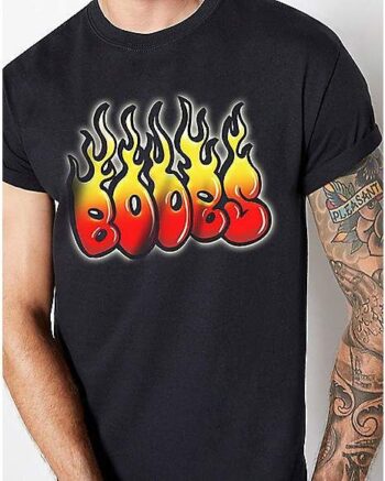 Boobs Airbrush T Shirt