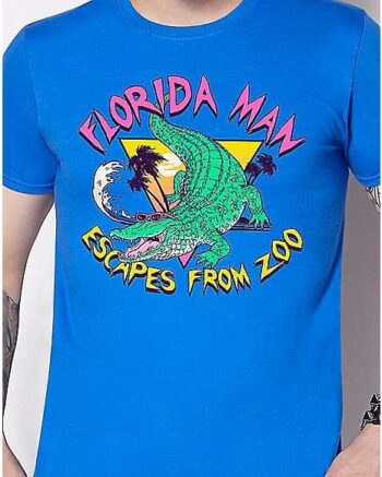 Florida Man Escapes T Shirt – Hillary White Rabbit