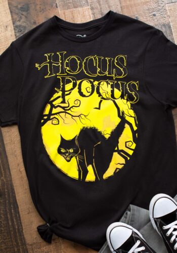 Hocus Pocus Cat T-Shirt for Adults