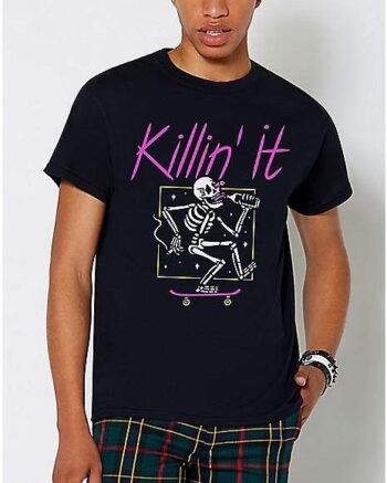 Killing It Skeleton T Shirt