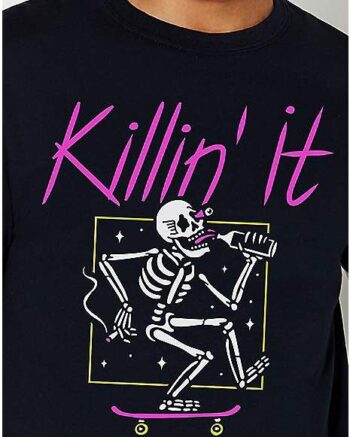 Killing It Skeleton T Shirt