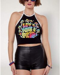 Let’s Take a Trip Halter Crop Top