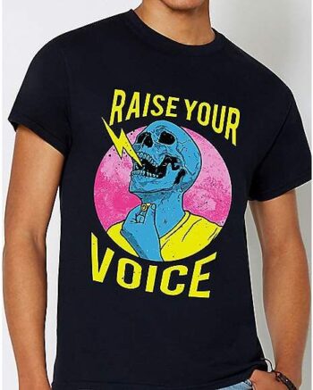 Raise Your Voice T Shirt - RJ Artwork