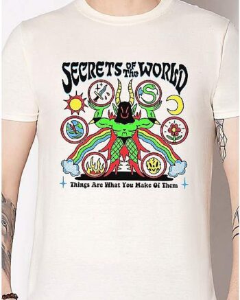 Secrets of the World T Shirt - Wizard of Barge