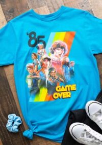 Stranger Things Team Game Over T-Shirt for Adults