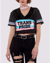 Transgender Pride Cropped Jersey