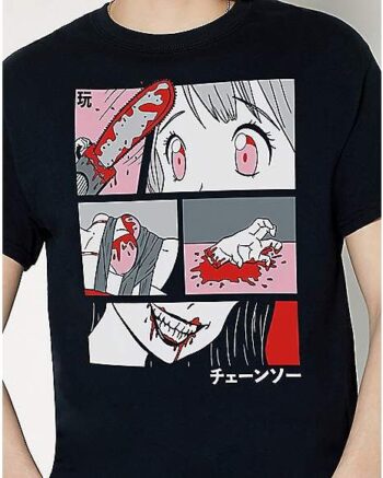 Chain Saw Manga T Shirt