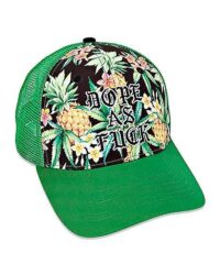 Dope As Fuck Floral Trucker Hat