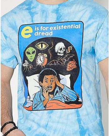 E is for Existential Dread T Shirt - Steven Rhodes