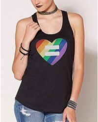 Equality Rainbow Heart Tank Top