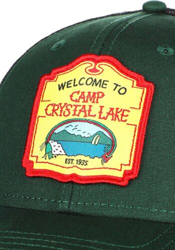 Friday The 13th Camp Crystal Lake Patch Trucker Hat for Adults