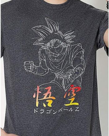 Goku Outline T Shirt - Dragon Ball Z
