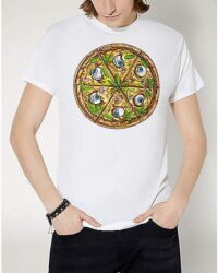 Psychedelic Pizza T Shirt - Akasha Shrine