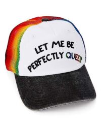 Rainbow Let Me Be Perfectly Queer Trucker Hat