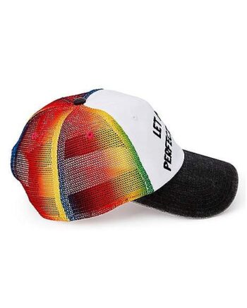 Rainbow Let Me Be Perfectly Queer Trucker Hat