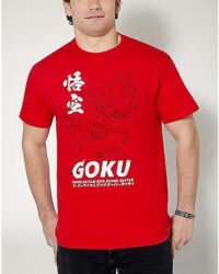 Red Super Saiyan Goku T Shirt - Dragon Ball Z