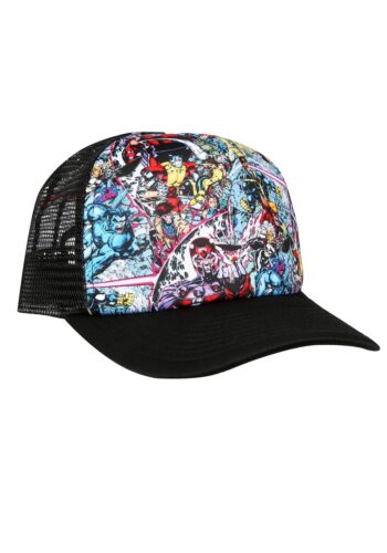 X-Mens 90s Comic Art Trucker Hat