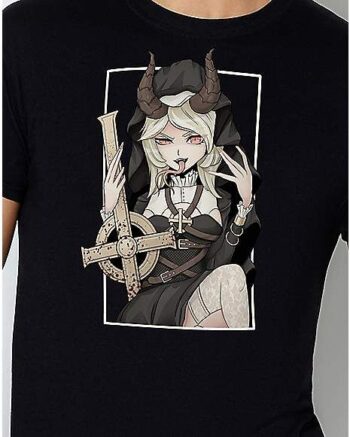 Demon Nun T Shirt - Kawaii Krypt