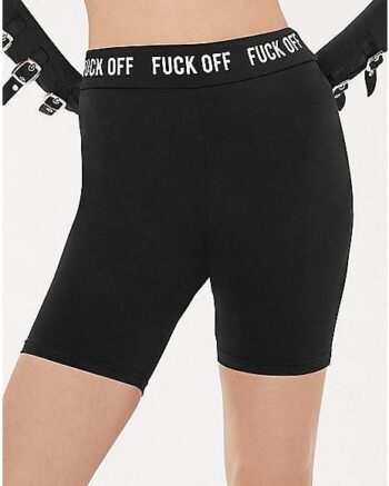 Fuck Off Biker Shorts