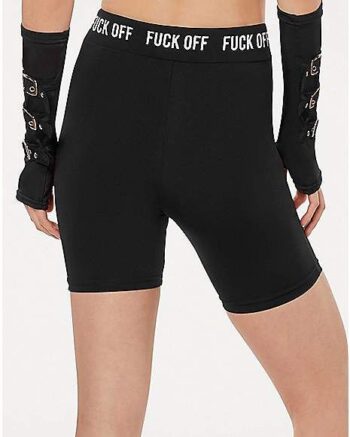 Fuck Off Biker Shorts