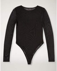 High Waist Mesh Bodysuit