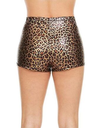 Leopard Print High Waist Boyshort Panties